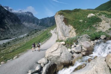 ITALIE - Val d'Aoste Val Ferret, sentier de randonnée TMB